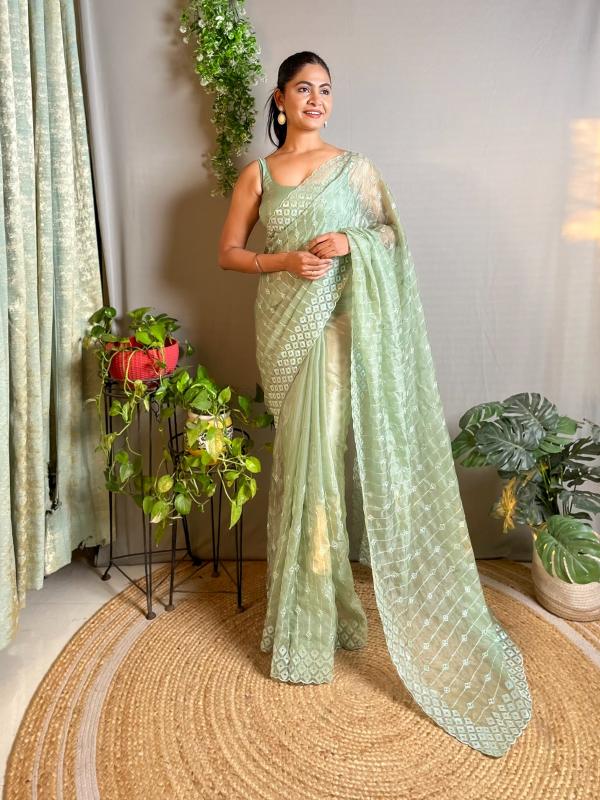 Ds 653 Crystal Silk Fancy Bollywood Replica Sarees Wholesale in Surat