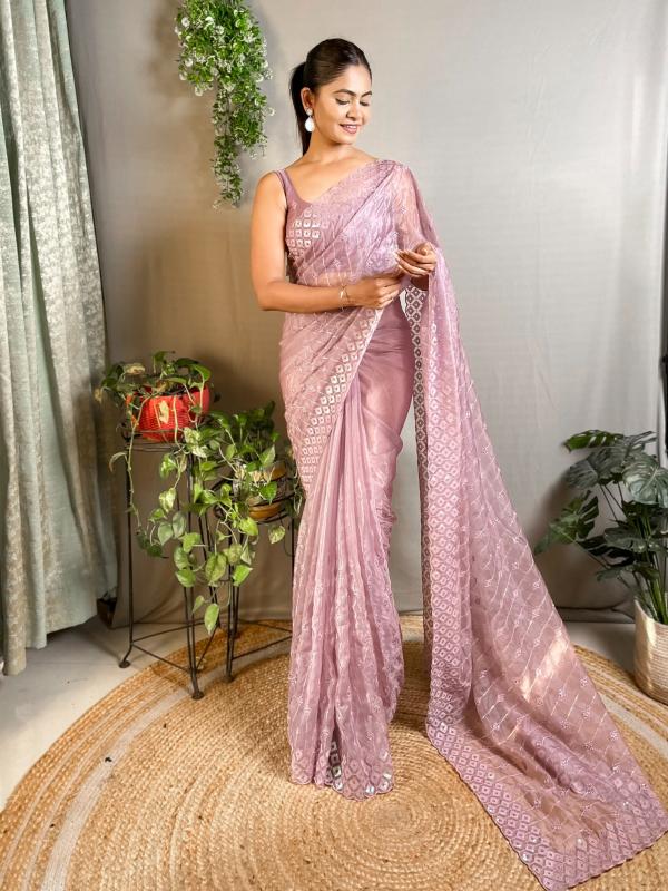 Ds 653 Crystal Silk Fancy Bollywood Replica Sarees Wholesale in Surat