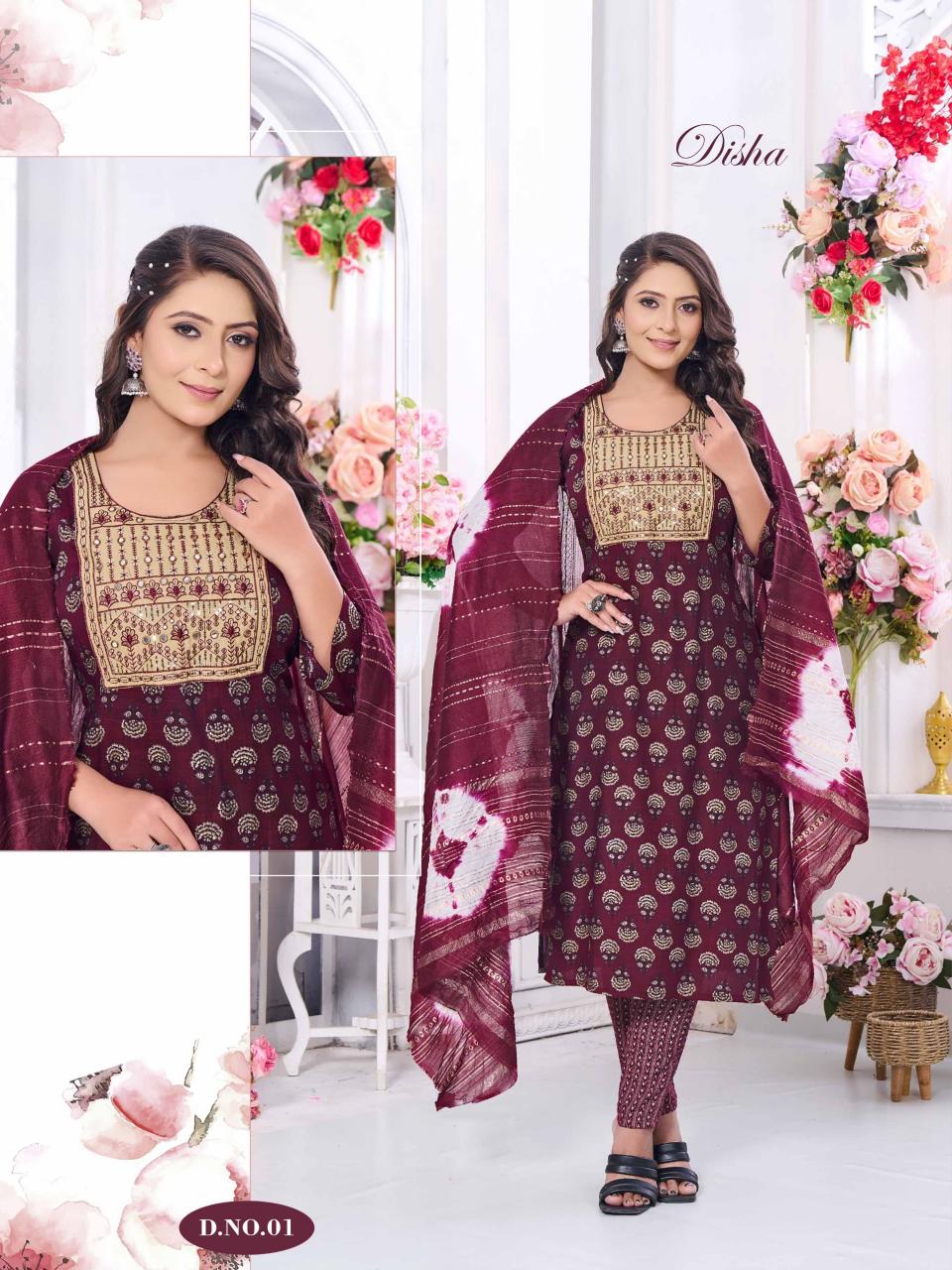Fashion Talk Disha Vol 0.1 Kurti design of fab india