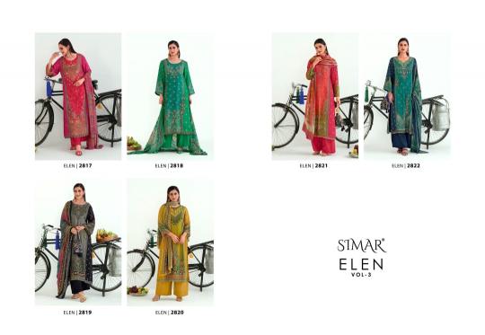 Glossy Simar Ellen Vol 3 Pashmina Salwar Kameez Wholesale Catalog