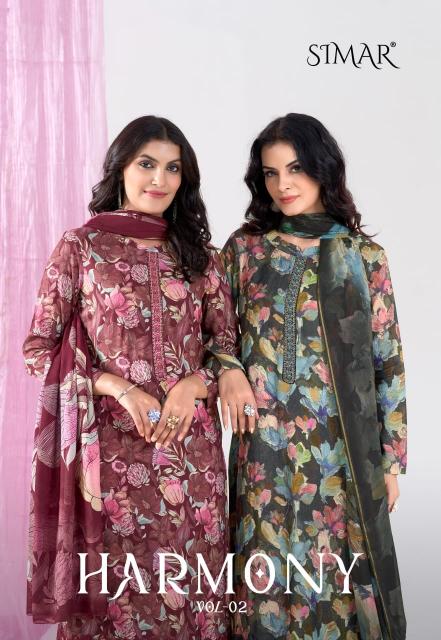Glossy Simar Harmony Vol 2 Salwar Suit Wholesale catalog