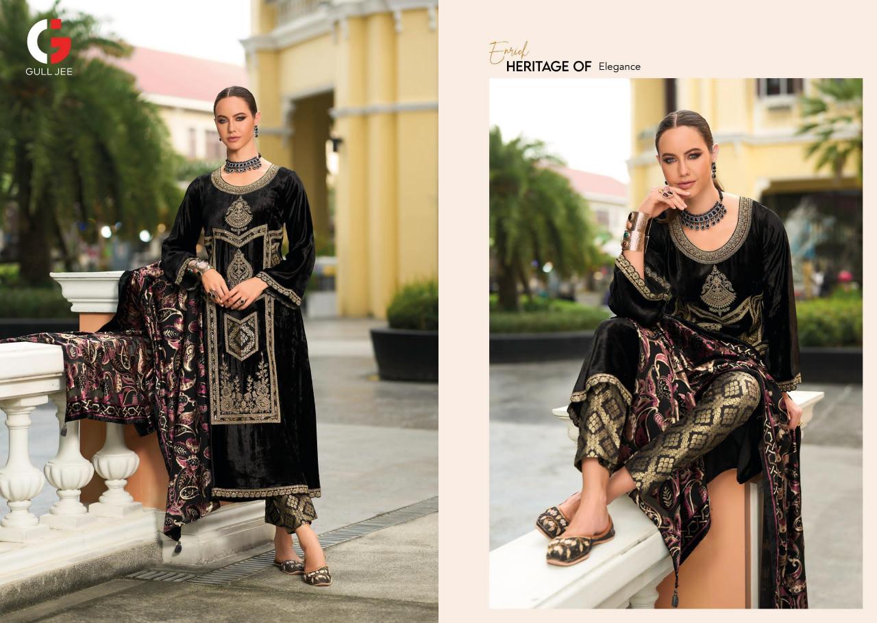 Gull Jee Riwayat Velvet Wholesale Dealers in Salwar Kameez Surat