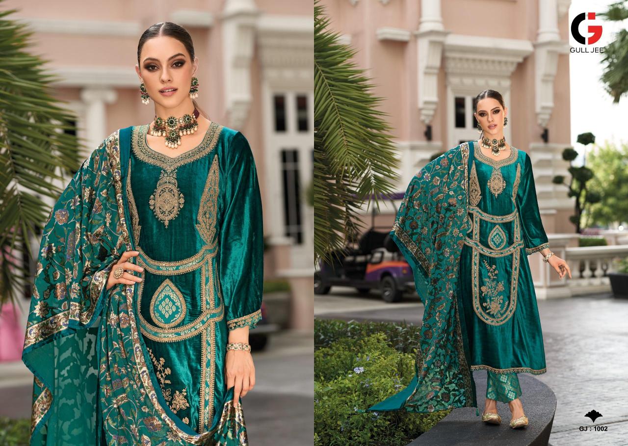 Gull Jee Riwayat Velvet Wholesale Dealers in Salwar Kameez Surat