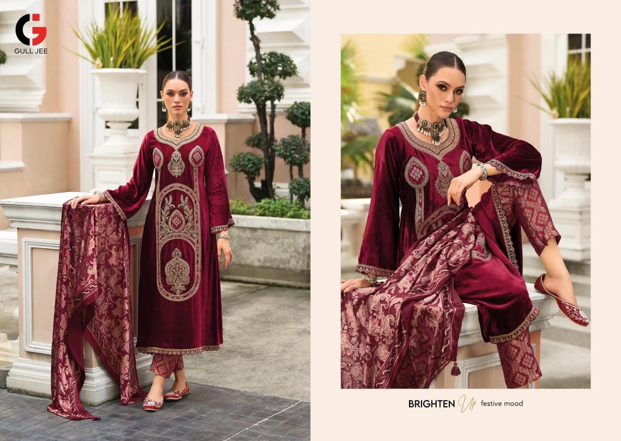 Gull Jee Riwayat Velvet Wholesale Dealers in Salwar Kameez Surat