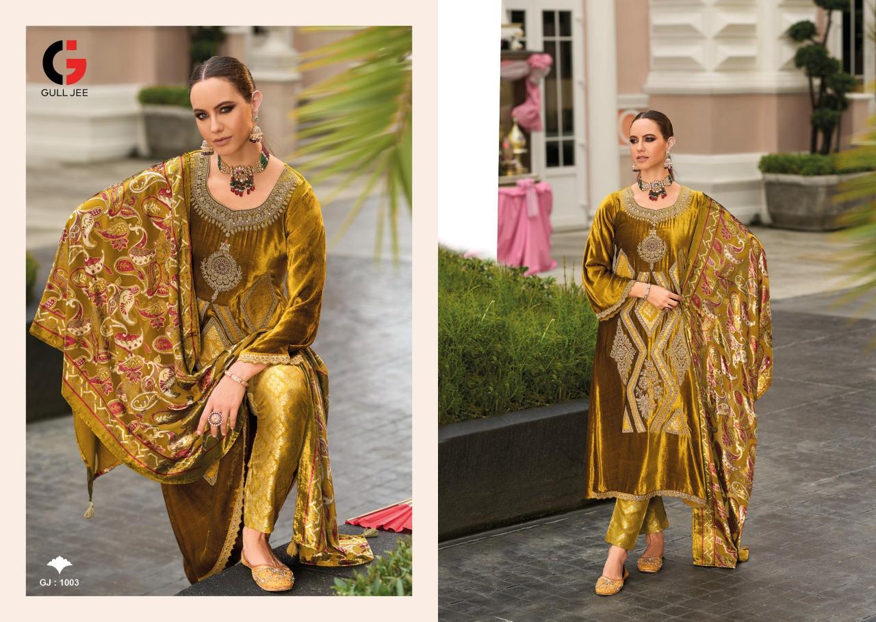 Gull Jee Riwayat Velvet Wholesale Dealers in Salwar Kameez Surat