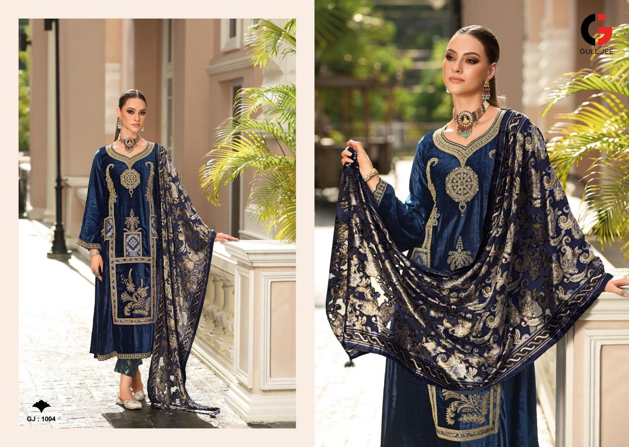 Gull Jee Riwayat Velvet Wholesale Dealers in Salwar Kameez Surat