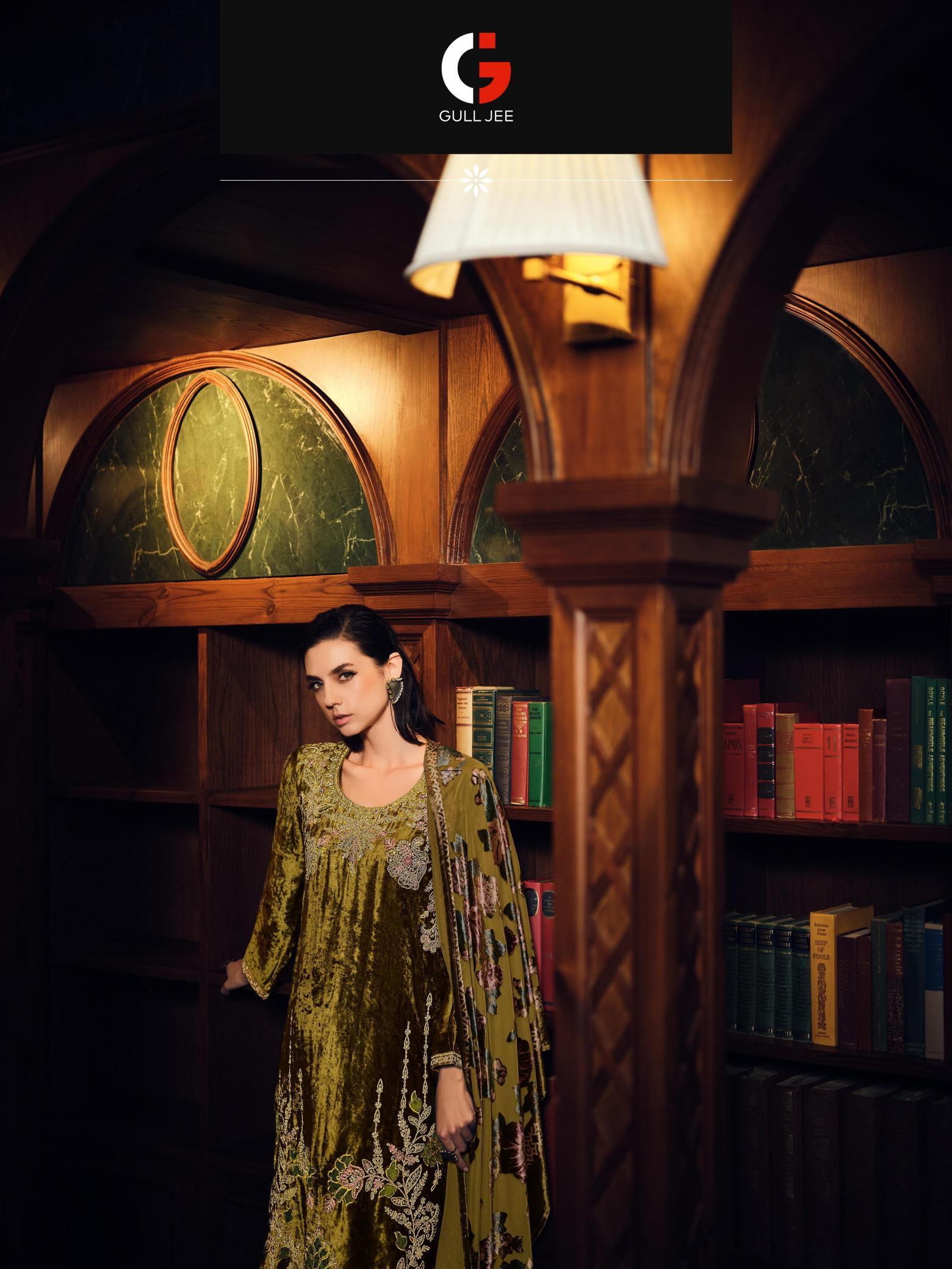 Gull Jee Velvet Ishq Viscose Velvet Salwar Kameez Wholesale Catalog