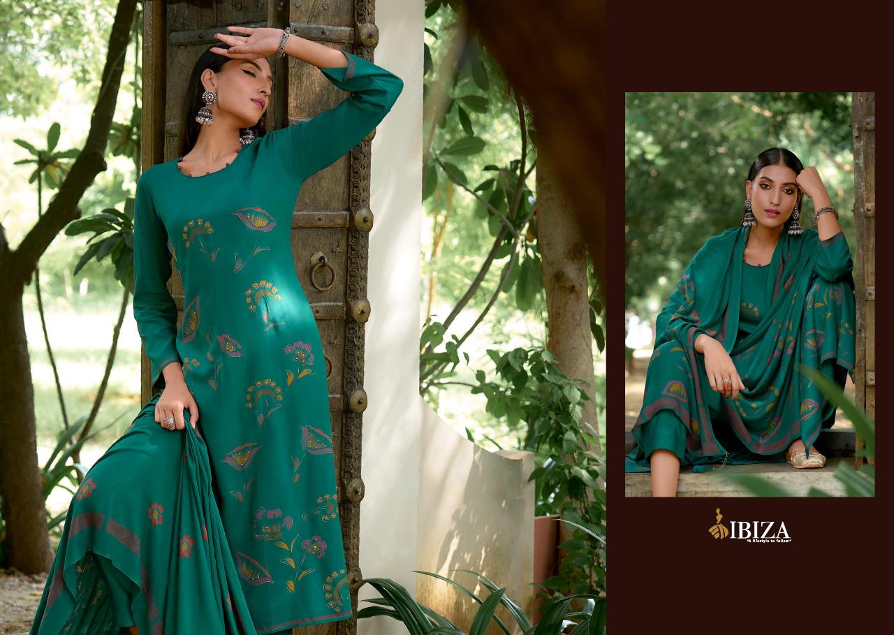 Ibiza Clara Viscose Pashmina Salwar Kameez Wholesale Catalog