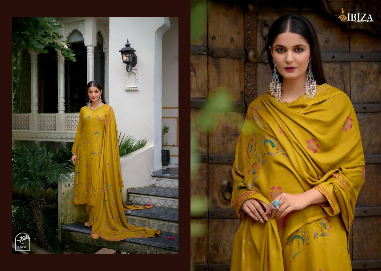 Ibiza Clara Viscose Pashmina Salwar Kameez Wholesale Catalog