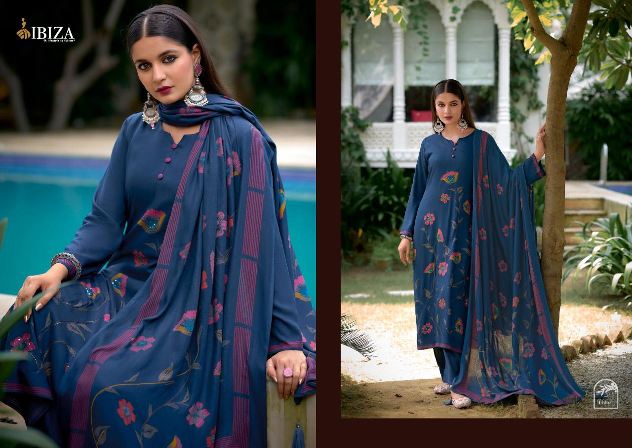 Ibiza Clara Viscose Pashmina Salwar Kameez Wholesale Catalog