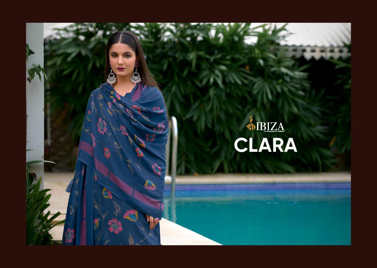Ibiza Clara Viscose Pashmina Salwar Kameez Wholesale Catalog