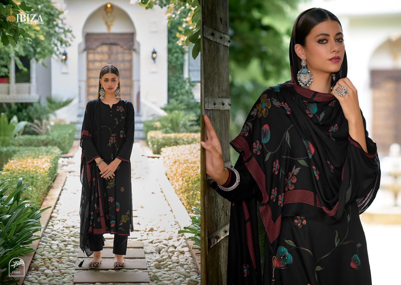 Ibiza Clara Viscose Pashmina Salwar Kameez Wholesale Catalog