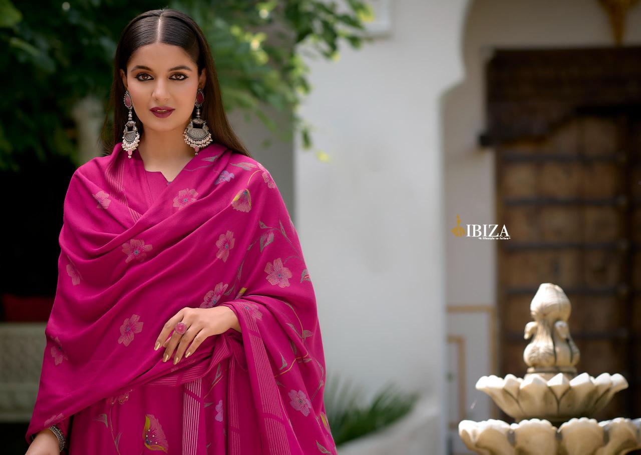 Ibiza Clara Viscose Pashmina Salwar Kameez Wholesale Catalog