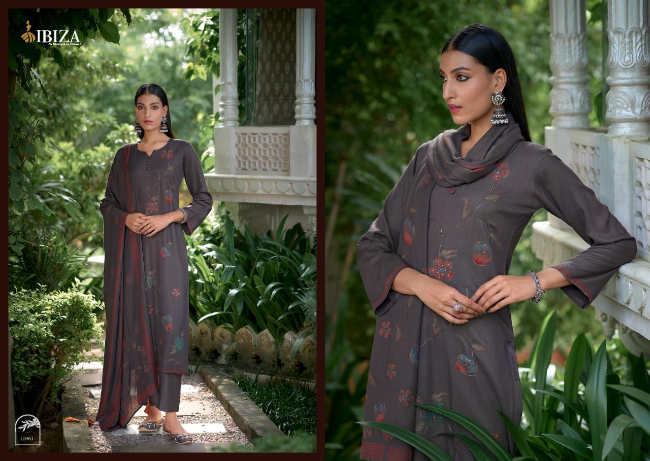 Ibiza Clara Viscose Pashmina Salwar Kameez Wholesale Catalog