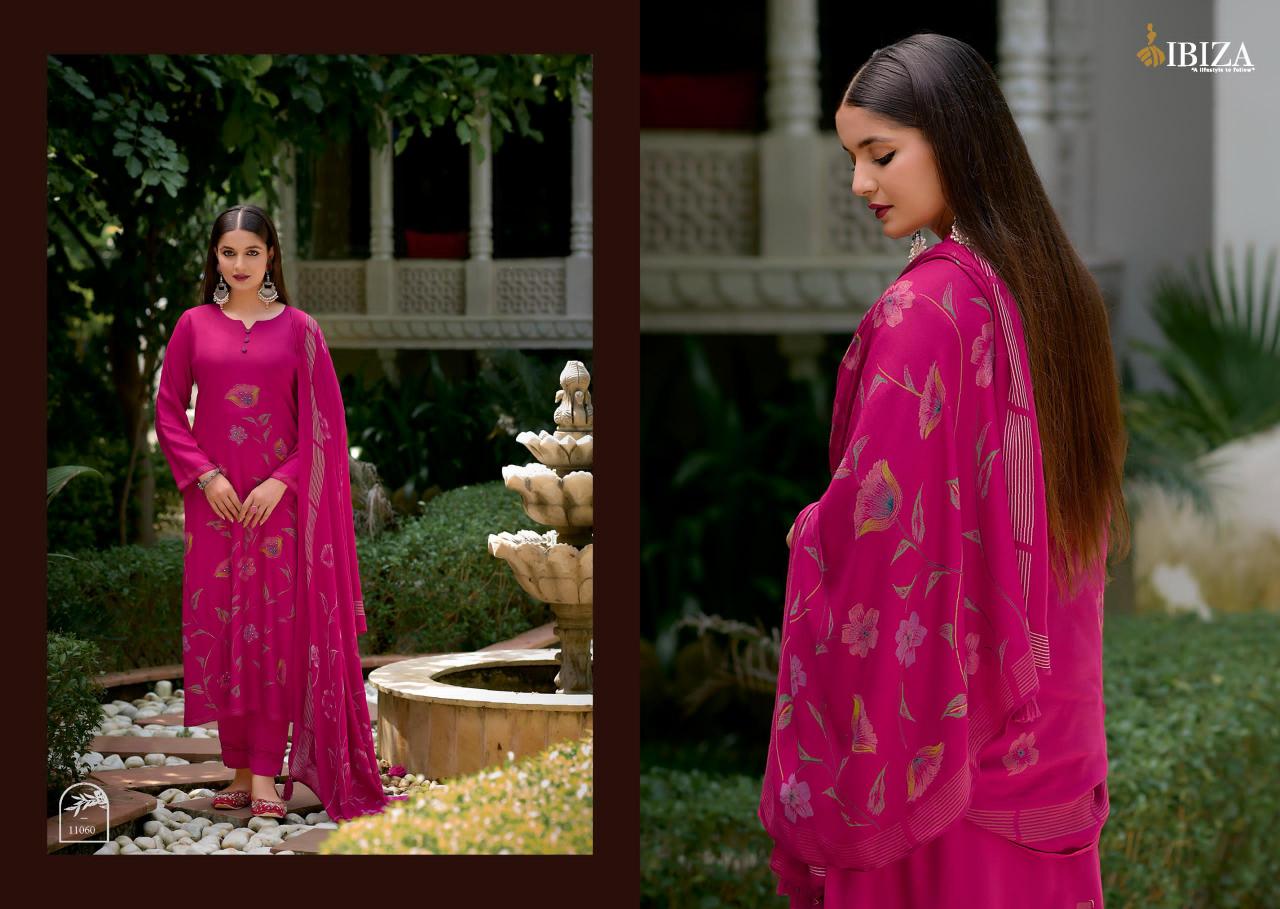 Ibiza Clara Viscose Pashmina Salwar Kameez Wholesale Catalog