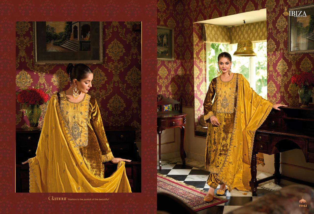 Ibiza Sabhayata Velvet Salwar Kameez Wholesale Catalog