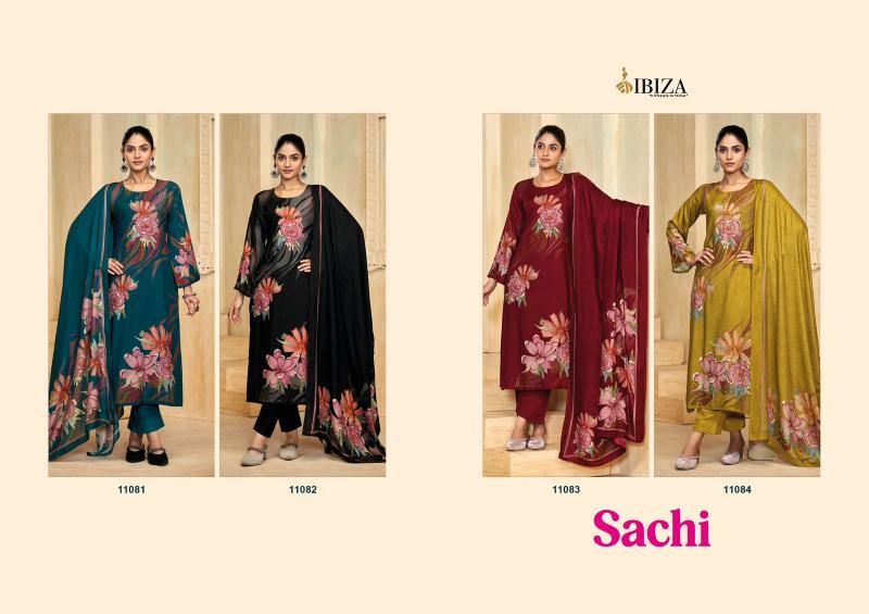 Ibiza Sachi Pashmina Digital Printed Salwar Kameez Wholesale Catalog