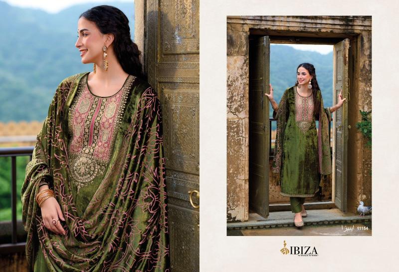 Ibiza Suroor Viscose Velvet Salwar Kameez Wholesale Catalog