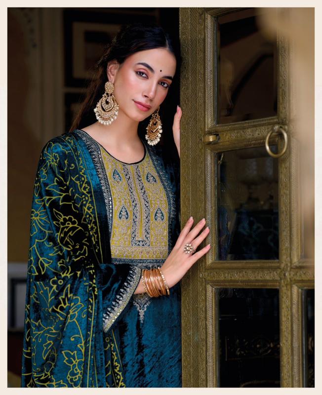 Ibiza Suroor Viscose Velvet Salwar Kameez Wholesale Catalog