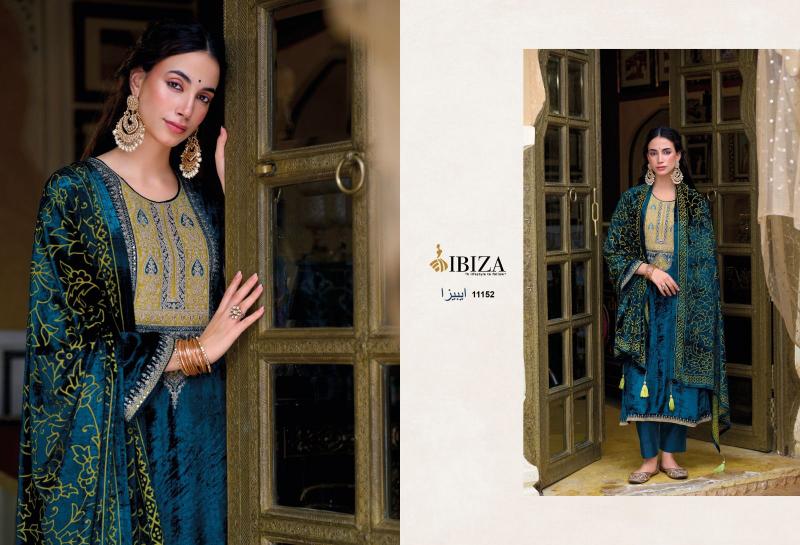 Ibiza Suroor Viscose Velvet Salwar Kameez Wholesale Catalog
