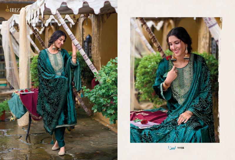 Ibiza Suroor Viscose Velvet Salwar Kameez Wholesale Catalog