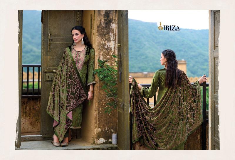 Ibiza Suroor Viscose Velvet Salwar Kameez Wholesale Catalog