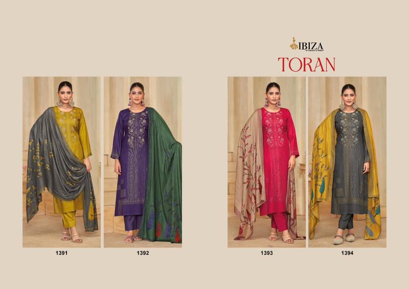 Ibiza Toran Pashmina Digital Printed Salwar Kameez Wholesale Catalog
