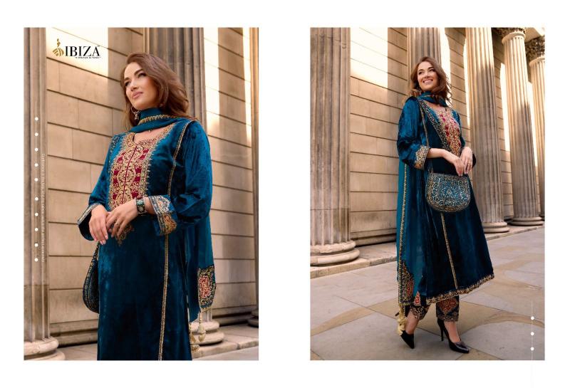 IBIZA Zairah Vol 2 Velvet Salwar Kameez Wholesale Catalog