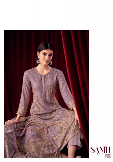 ITRANA Sanjh Digital Printed With Hand Work Salwar Kameez Wholesale Catalog