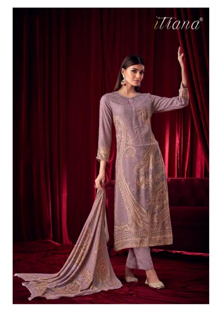 ITRANA Sanjh Digital Printed With Hand Work Salwar Kameez Wholesale Catalog