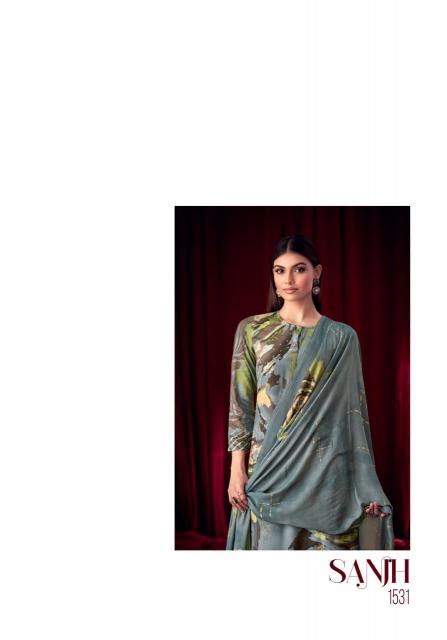 ITRANA Sanjh Digital Printed With Hand Work Salwar Kameez Wholesale Catalog