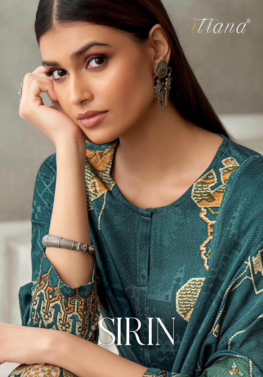 ITRANA Sirin Digital Printed With Hand Work Daman Organza Silk Salwar Kameez Wholesale
