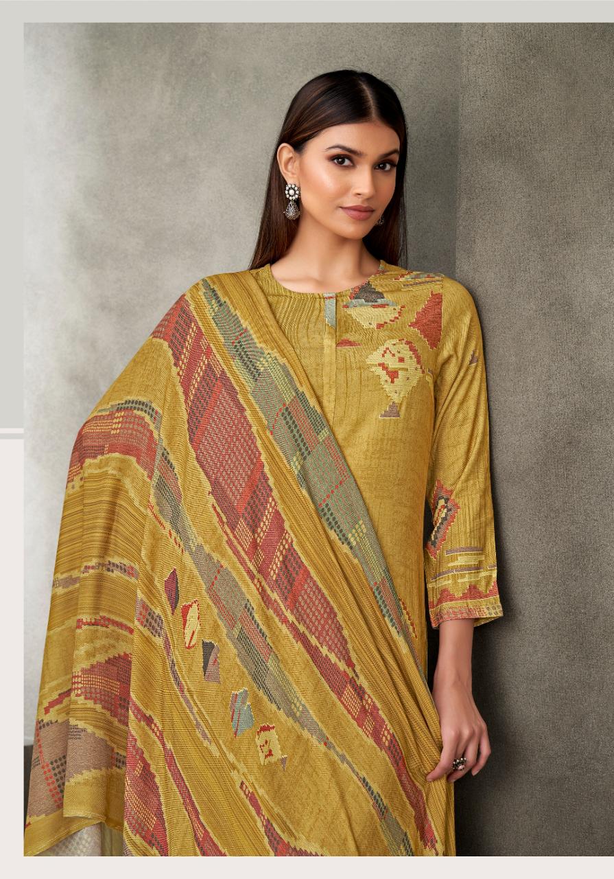 ITRANA Sirin Digital Printed With Hand Work Daman Organza Silk Salwar Kameez Wholesale