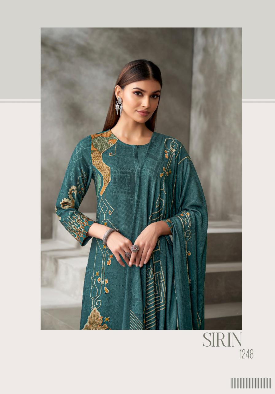 ITRANA Sirin Digital Printed With Hand Work Daman Organza Silk Salwar Kameez Wholesale