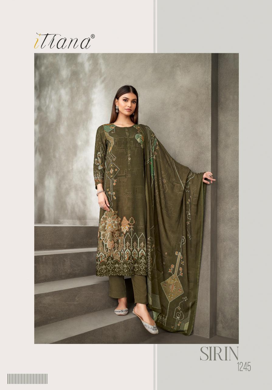 ITRANA Sirin Digital Printed With Hand Work Daman Organza Silk Salwar Kameez Wholesale