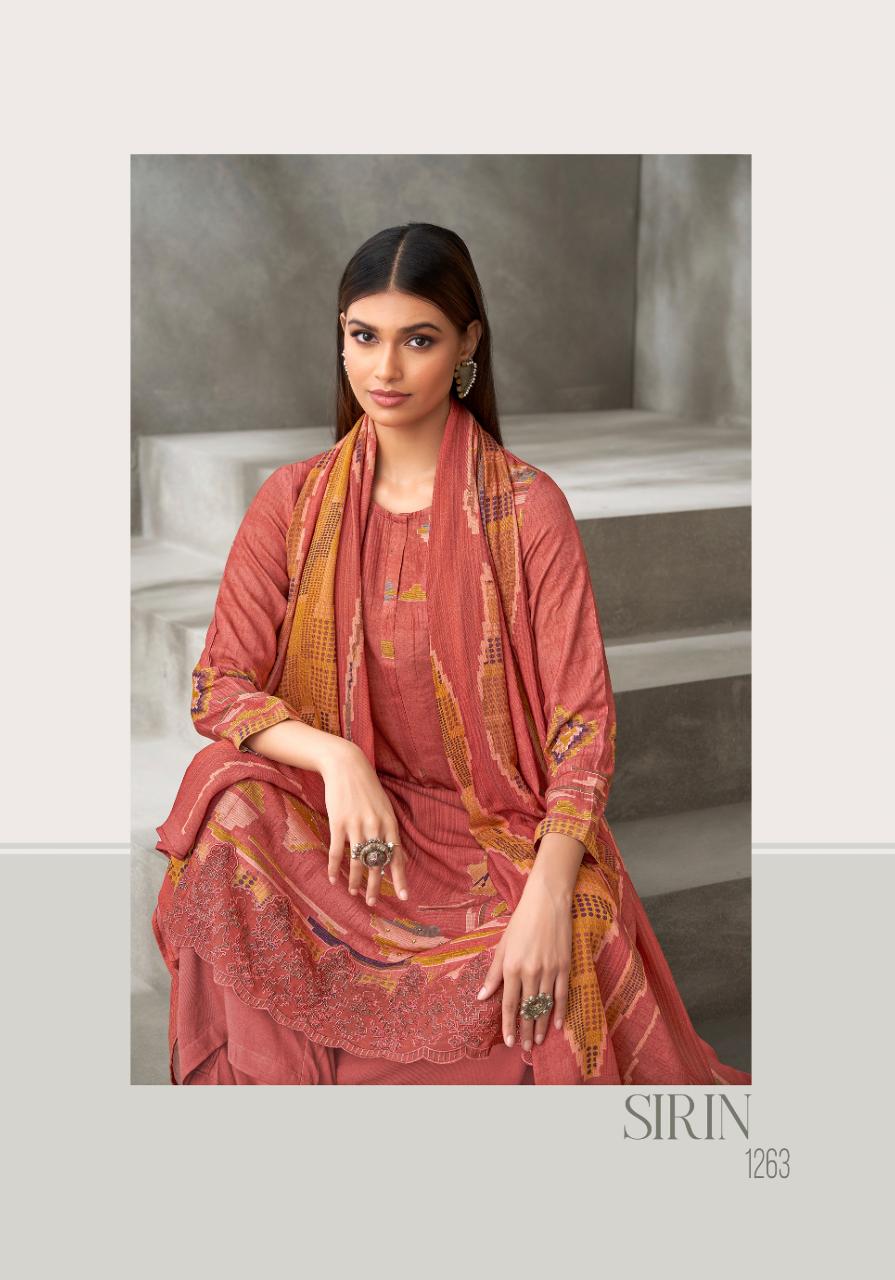 ITRANA Sirin Digital Printed With Hand Work Daman Organza Silk Salwar Kameez Wholesale