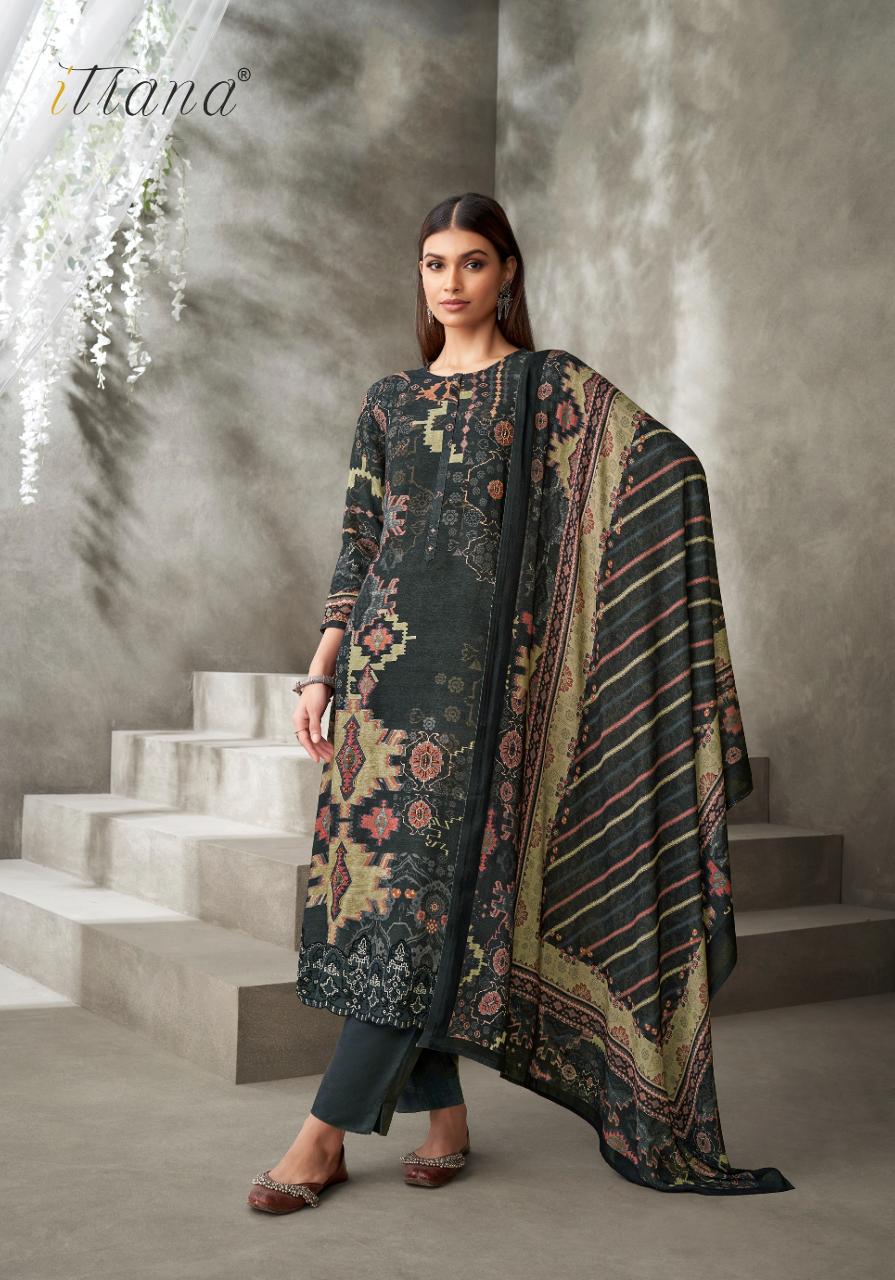 ITRANA Sirin Digital Printed With Hand Work Daman Organza Silk Salwar Kameez Wholesale