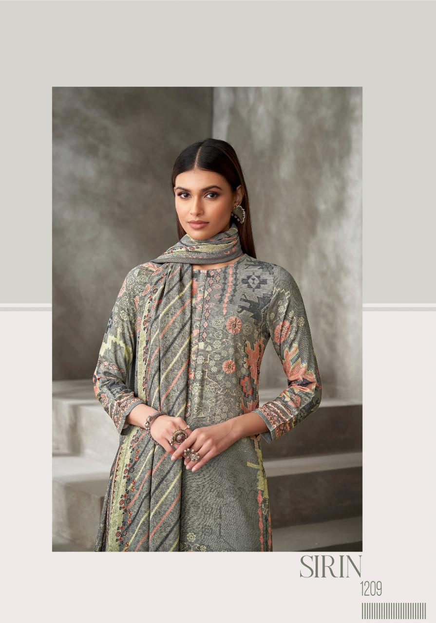 ITRANA Sirin Digital Printed With Hand Work Daman Organza Silk Salwar Kameez Wholesale