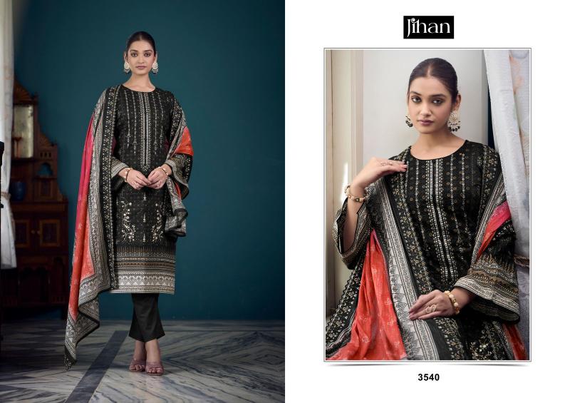 Jihan Bin Saeed Remix Vol 2 Printed Pakistani Suits Wholesale Catalog