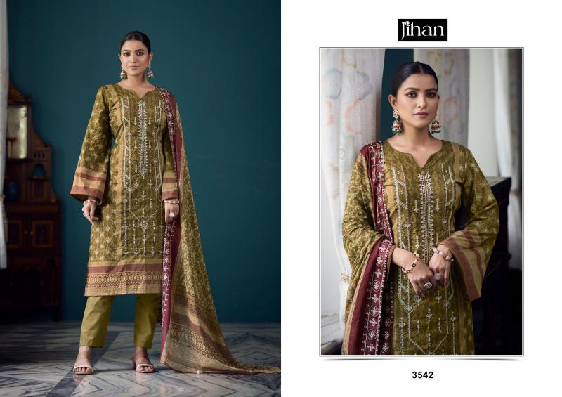 Jihan Bin Saeed Remix Vol 2 Printed Pakistani Suits Wholesale Catalog