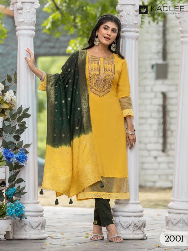 Kadlee Nimaya Cotton Fabrick White Colour Kurti in India Online