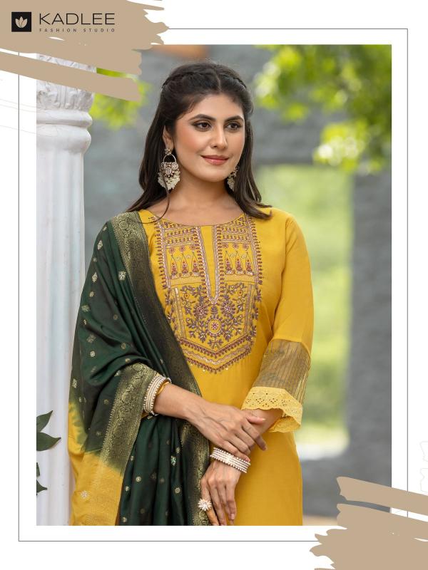 Kadlee Nimaya Cotton Fabrick White Colour Kurti in India Online