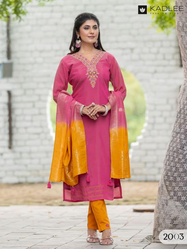 Kadlee Nimaya Cotton Fabrick White Colour Kurti in India Online