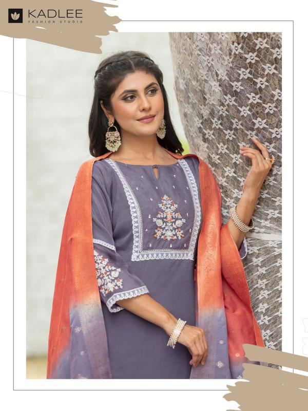 Kadlee Nimaya Cotton Fabrick White Colour Kurti in India Online