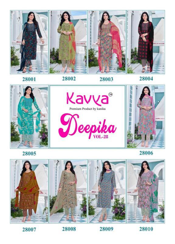 Kavya Deepika Vol 28 designer long kurtis india