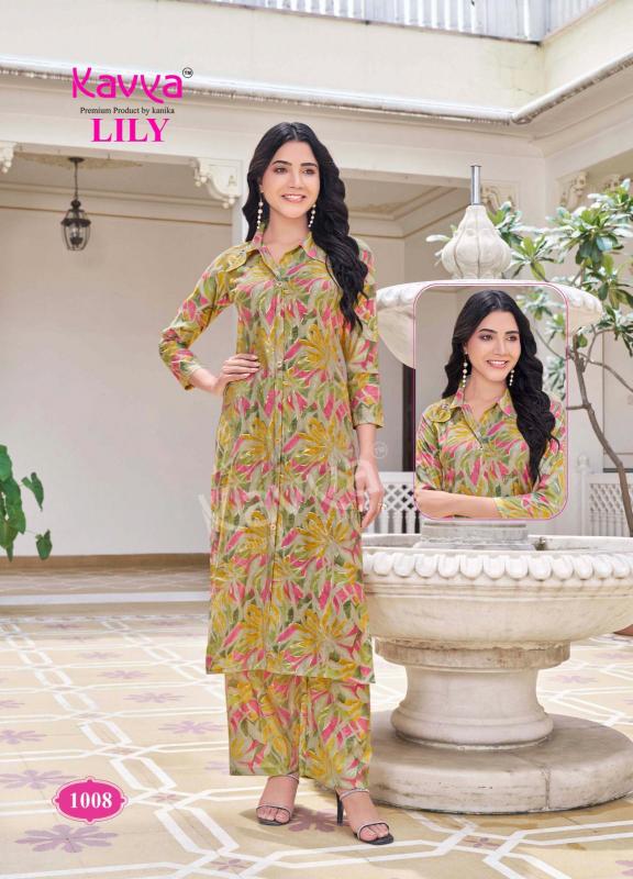 Kavya Lily Vol 1 Co-Ord Set Wholesale Catalog