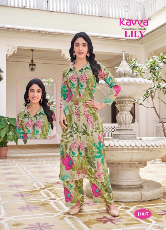 Kavya Lily Vol 1 Co-Ord Set Wholesale Catalog