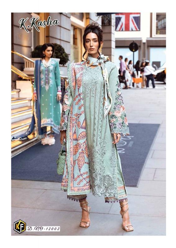 KEVAL FAB K KASHA Vol 12 Pakistani Suits Wholesale catalog