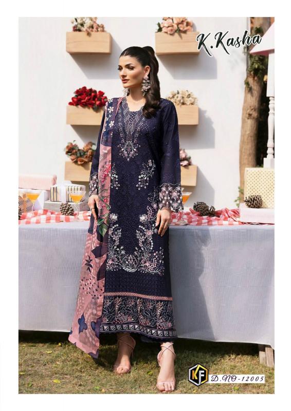 KEVAL FAB K KASHA Vol 12 Pakistani Suits Wholesale catalog