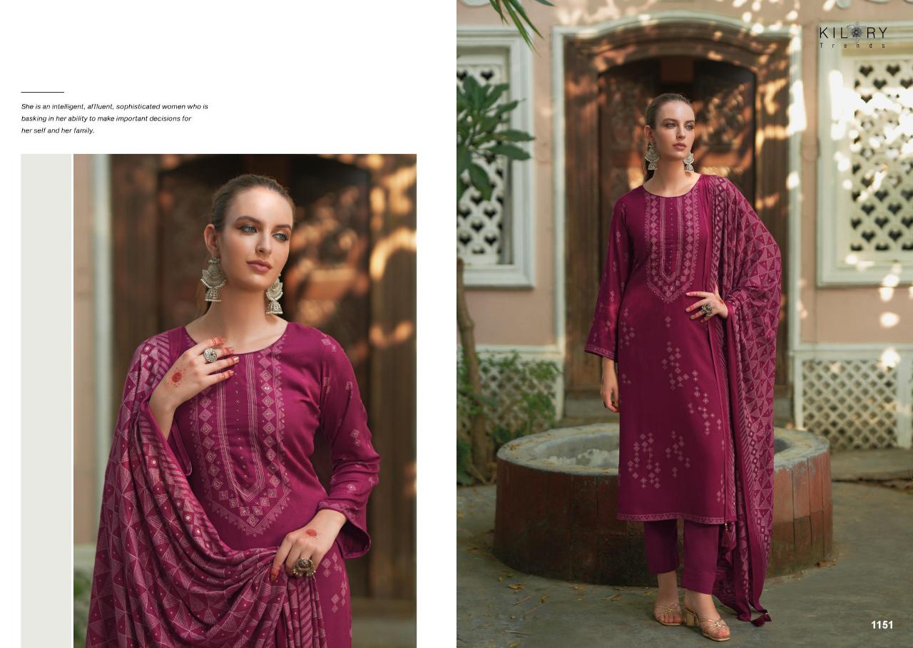 KILORY Aanaya Viscose Pashmina Salwar Kameez Wholesale Catalog